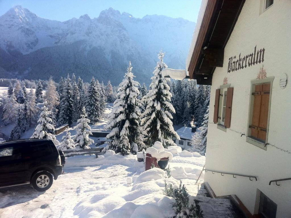 Baeckeralm - B&B 16 + Mittenwald Esterno foto